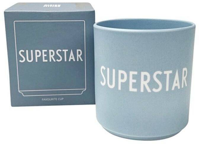 Design Letters Favorite Cup 25cl Superstar (Blue) Mugs & tasses