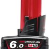 Milwaukee M12B6 - 12V 6,0 Ah Batteries pour outillage électrique