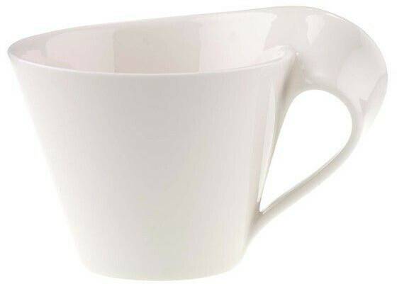 Villeroy & Boch NEW WAVE CAFFÈ set of 6 café au lait cups 260ml white Mugs & tasses