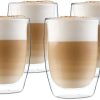 Verres à café & à thé Klarstein Glaswerk Jesolo double-walled thermal glasses 350 ml set of 4