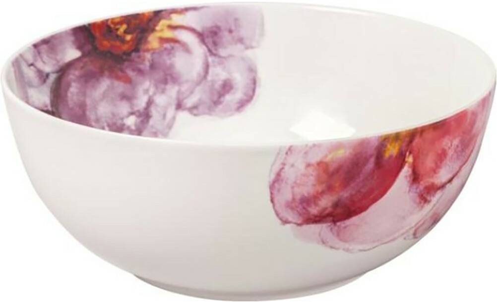 Saladiers Villeroy & Boch Rose Garden Salad Bowl Ø23cm White