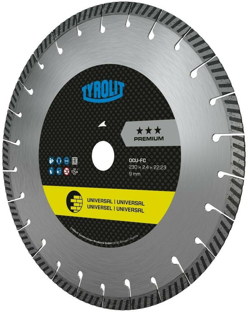 Tyrolit Diamond disc DCUFAST CUT Premium 150x2,4x22,23mm DCUFC Disques à tronçonner