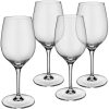 Villeroy & Boch Entrée white wine goblet set 4 pieces. Verres à vin