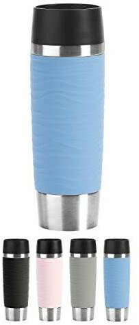 Emsa Travel Mug Waves Grandepowder blue Emsa Travel Mug Waves Grande