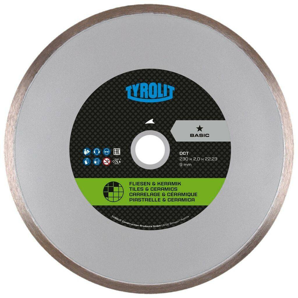 Tyrolit Diamond disc DCT Basic 230x2x22,23mm DCT Disques à tronçonner