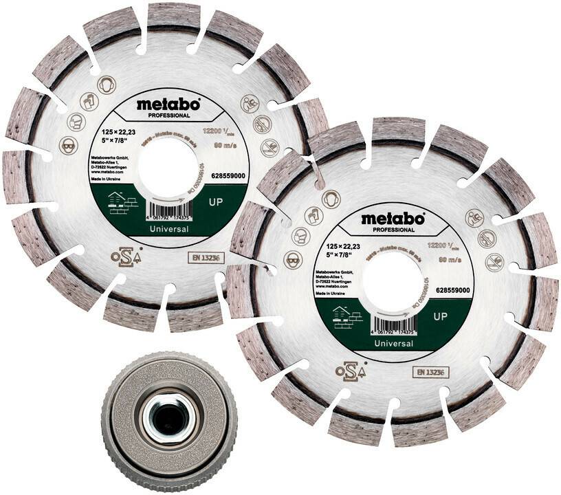 Metabo M14 - 62858628582000 (125 x 22,23 mm) Disques à tronçonner