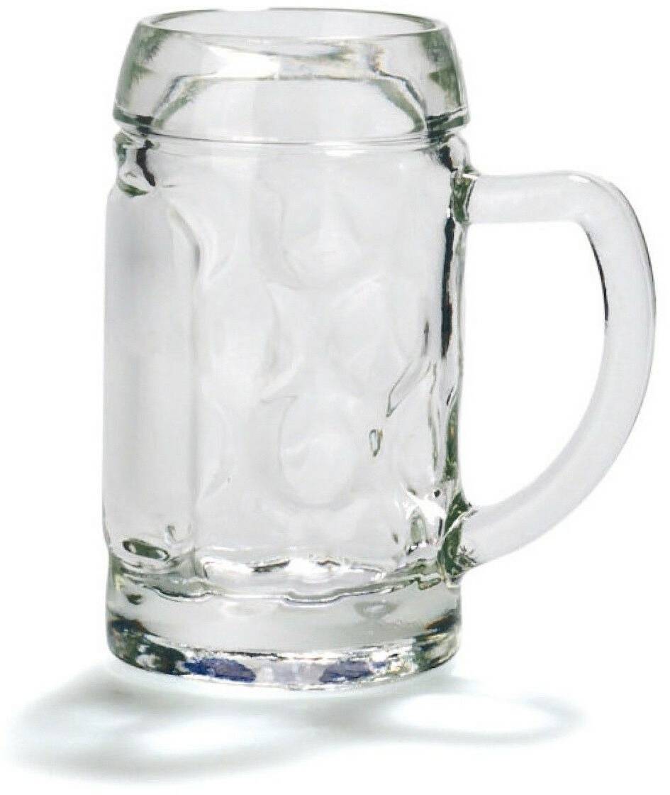 Stölzle Beer mug with sign 0.04 l Isar, set of 12 Verres à bière