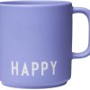 Design Letters AJ Favourite mug with handleHAPPY pale iris Design Letters AJ Favourite mug with handle