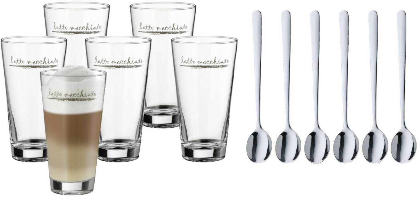 WMF Clever & More Set 6 verres latte macchiato Verres à café & à thé