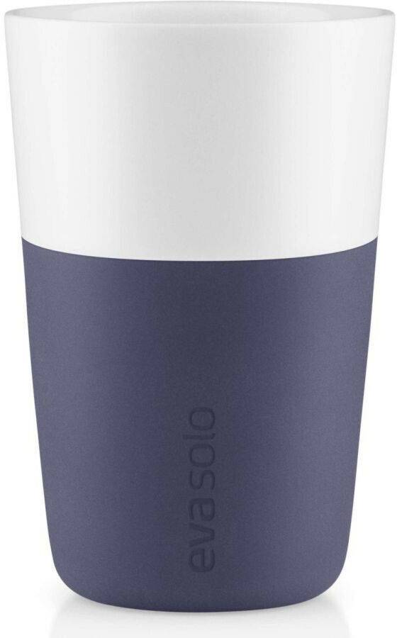 Eva solo Caffé latte cups - violet blue - 2 pieces of 360 ml each Mugs & tasses