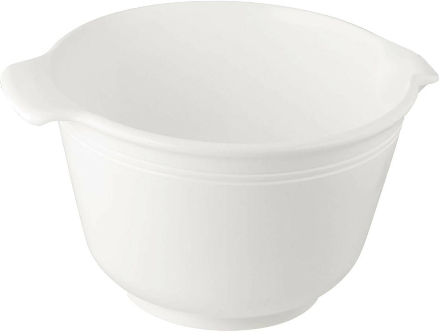 Zenker Cups and Bowls mixing bowl, plastic HIPS, white, 2.5 L, 1702 Saladiers