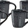 Leonardo MATERA espresso cup 90 ml anthracite set of 4 Mugs & tasses