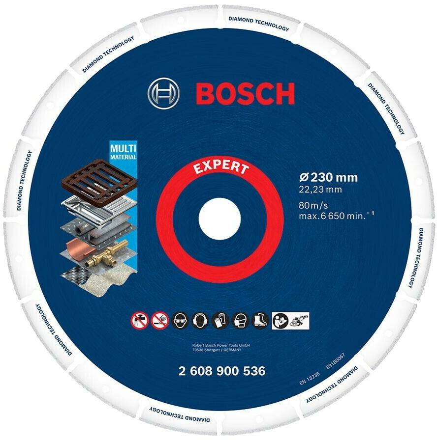 Disques à tronçonner Bosch Accessories 230 x 22,23 mm (2608900536)