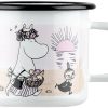 Mugs & tasses Muurla The Beach Retro Enamel Mug 37cl White