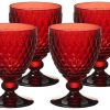 Verres à vin Villeroy & Boch Boston ed red wine glass red set of 4