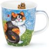 Dunoon Happy Cats by Nevis multied cat Mugs & tasses