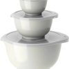 Rosti Mepal Margrethe set, 0.25 - 3l., white (set of 6) Saladiers