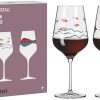 Ritzenhoff Heart Crystal Red Wine Glass Set H23 By Aurélie Girod | Applefield Verres à vin