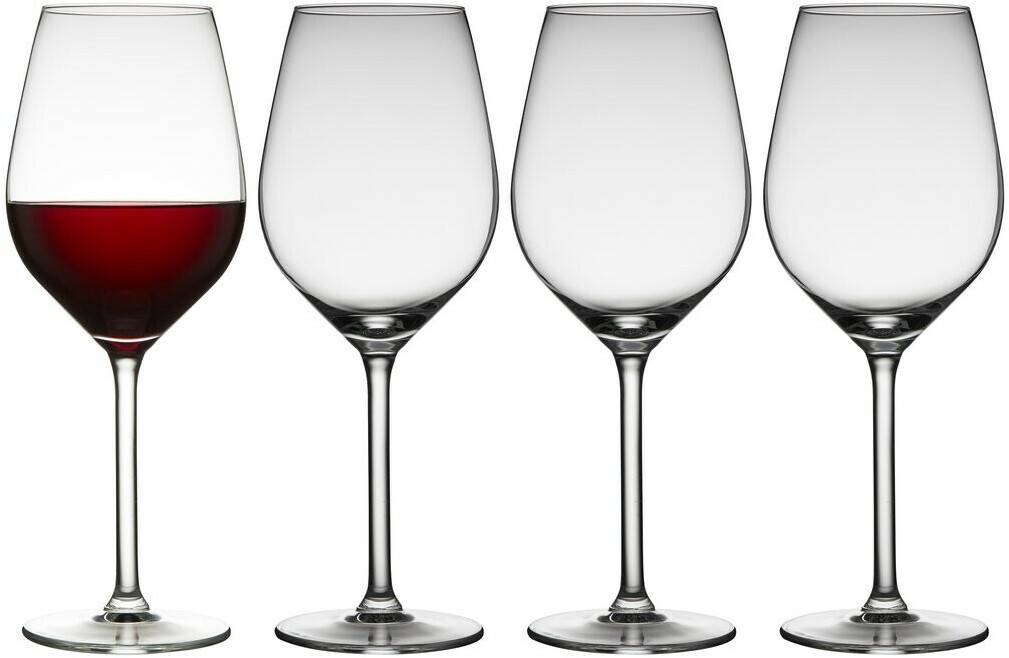 Lyngby Glas Juvel red wine glass 50 cl pack of 4 clear Verres à vin