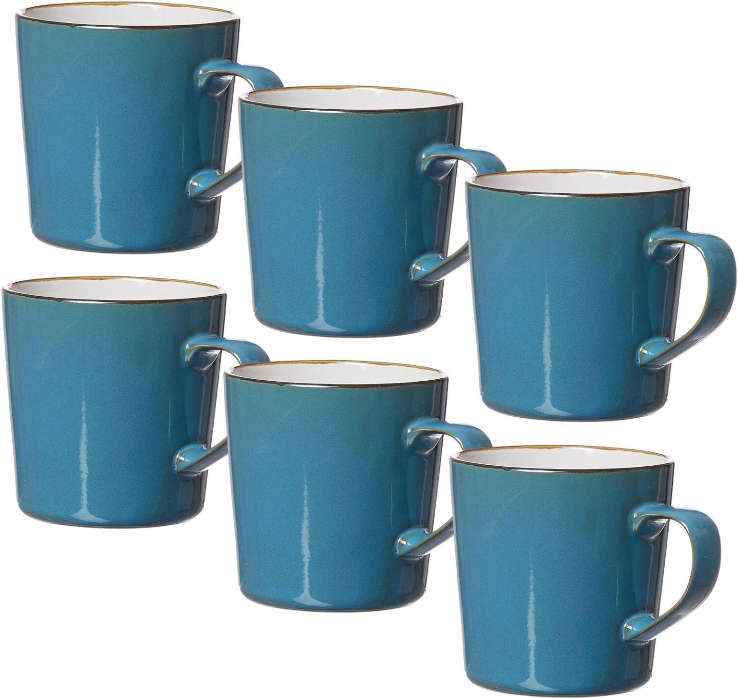 Ritzenhoff & Breker Mug Visby (6 pieces) blue Mugs & tasses