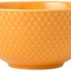 Lyngby Porcelæn Rhomb bowl Ø11cm yellow Saladiers