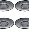 Leonardo MATERA espresso saucer 11 cm anthracite set of 4 Mugs & tasses