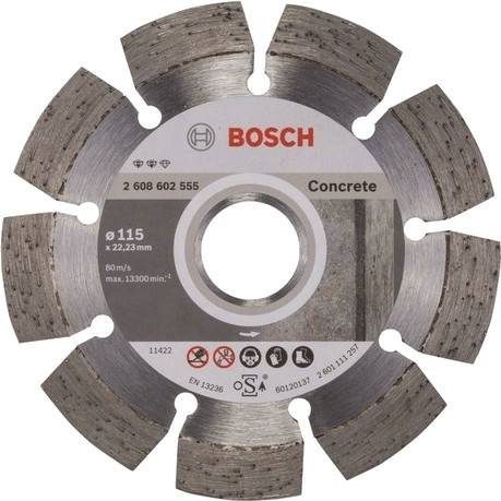 Bosch Disque diamant Expert for Concrete Ø115 mm (2608602555) Disques à tronçonner