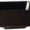 APS Bowl -FLOAT- 25 x 25 cm, H: 12 cm melamine, black, 4 L Saladiers