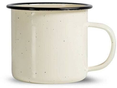 Sagaform Doris enamel cup 350ml beige Mugs & tasses