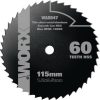 Worx Compact Circular Saw Blade Metal Ø 115x9,5 mm 60 Teeth HSS Accessoires pour scies