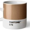 Mugs & tasses Pantone Porcelain espresso cup - bronze 876 - 120 ml