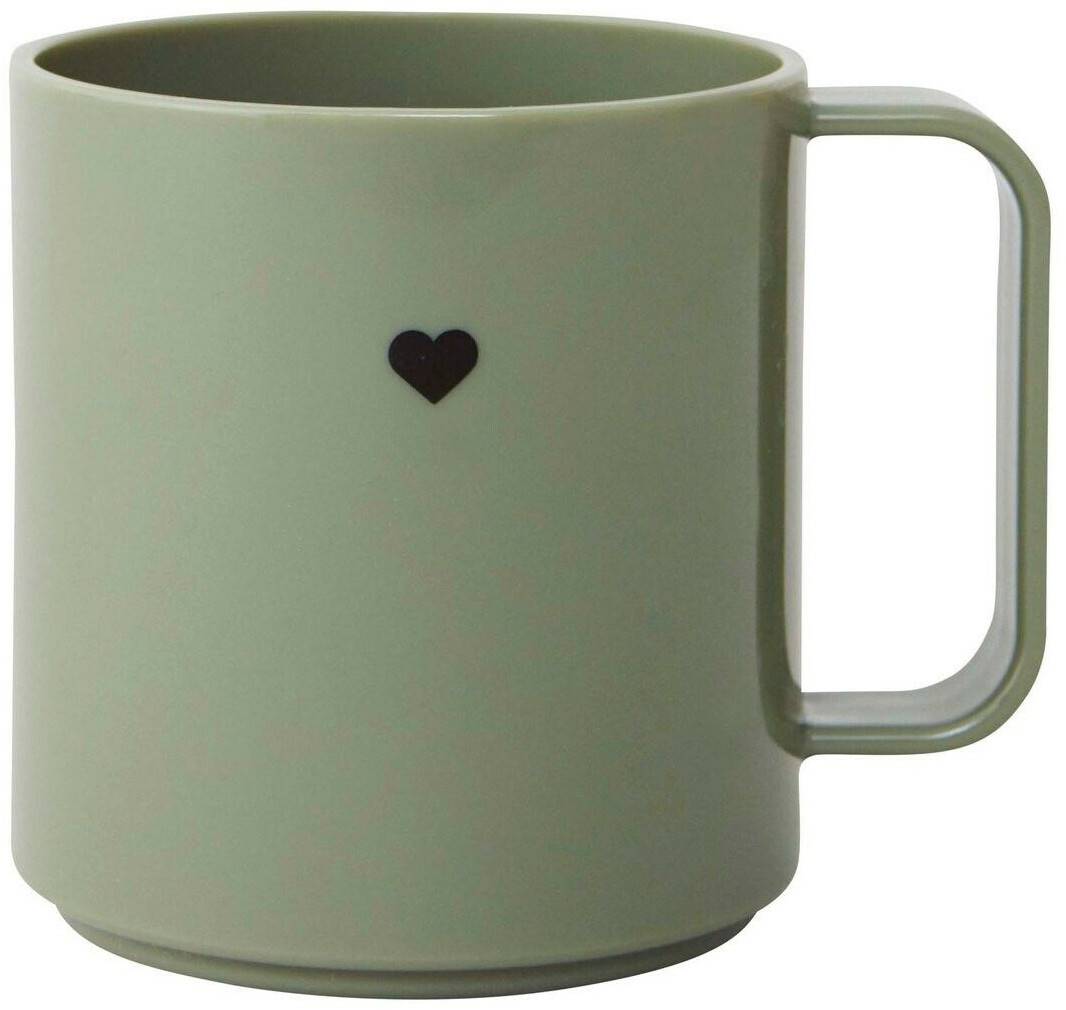 Design Letters Mini Love mug with handle Olive green Mugs & tasses