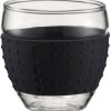 Bodum Pavina Set 2 verres 0,1 Lnoir Bodum Pavina Set 2 verres 0,1 L