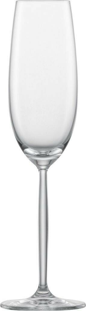 Schott-Zwiesel Muse champagne flute with effervescence point, set of 4, crystal glass 219 ml Verres à champagne