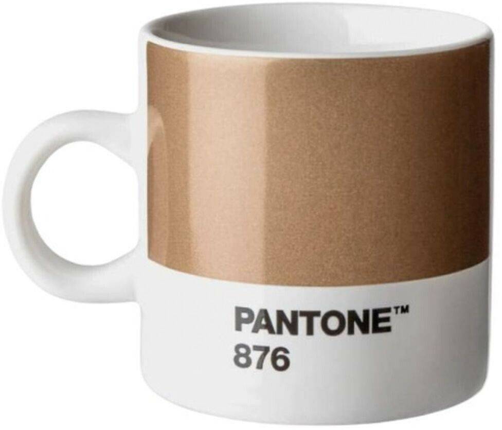 Mugs & tasses Pantone Porcelain espresso cup - bronze 876 - 120 ml