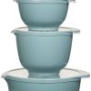 Rosti Mepal Margrethe mixing bowl with lid (0.5, 0.75, 1.5, 3 l) set of 8 piecespieces, moss blue green Rosti Mepal Margrethe mixing bowl with lid (0.5, 0.75, 1.5, 3 l) set of 8 pieces