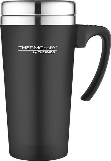 Thermos Travel Mug 420 ml transparentThermocafe Translucent Travel Mug 420 black Thermos Travel Mug 420 ml transparent