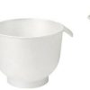 Gastromax Mixing bowl, white, set of 3 Saladiers