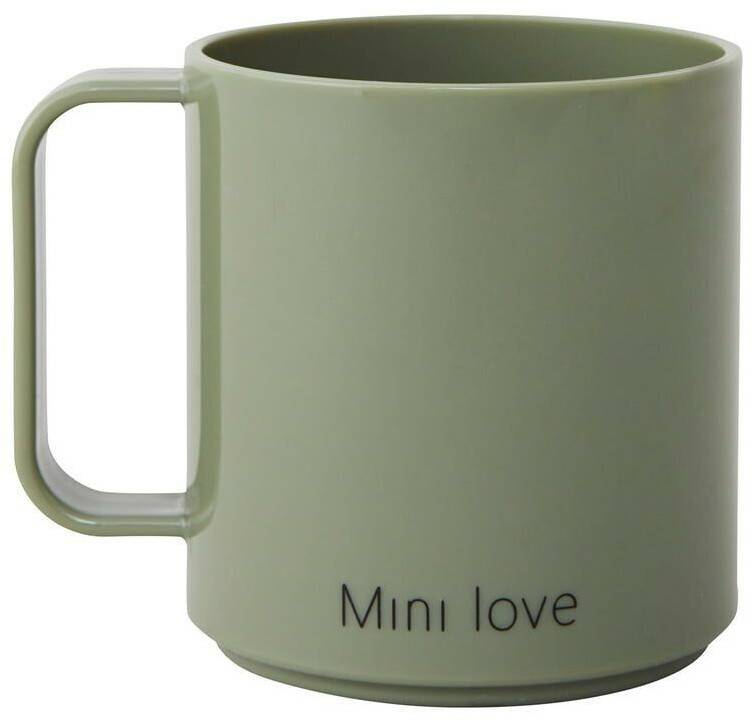 Design Letters Mini Love mug with handle Olive green Mugs & tasses