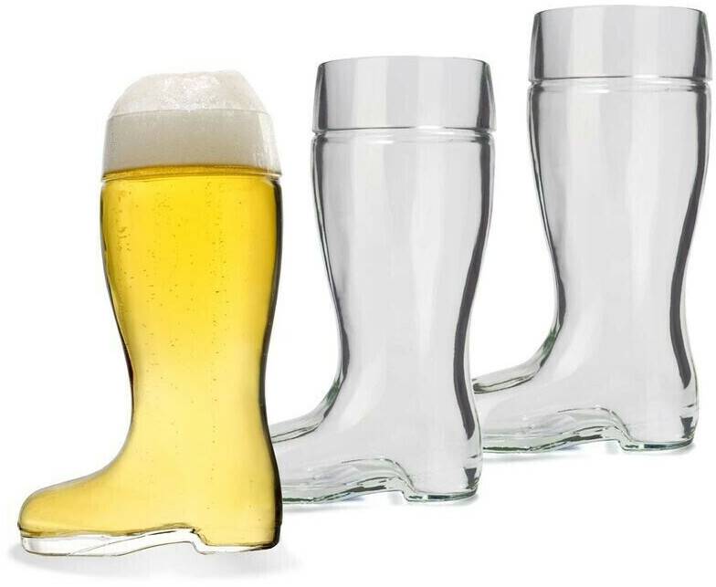 Verres à bière Stölzle Oberglas Stiefel beer glass 0.25 l set of 3