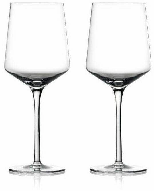 Zone Denmark Red wine glass Rock set of 2 red wine glass wine glass crystal glass 400 ml Verres à vin