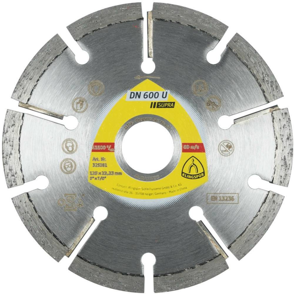 Klingspor DN 600 U 115 x 4,5 x 22,23 mm (325380) Disques à tronçonner