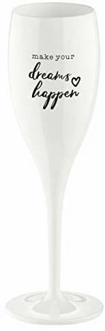 Koziol Champagne flute Cheers No.1 Make Your Dreams Happen Verres à champagne