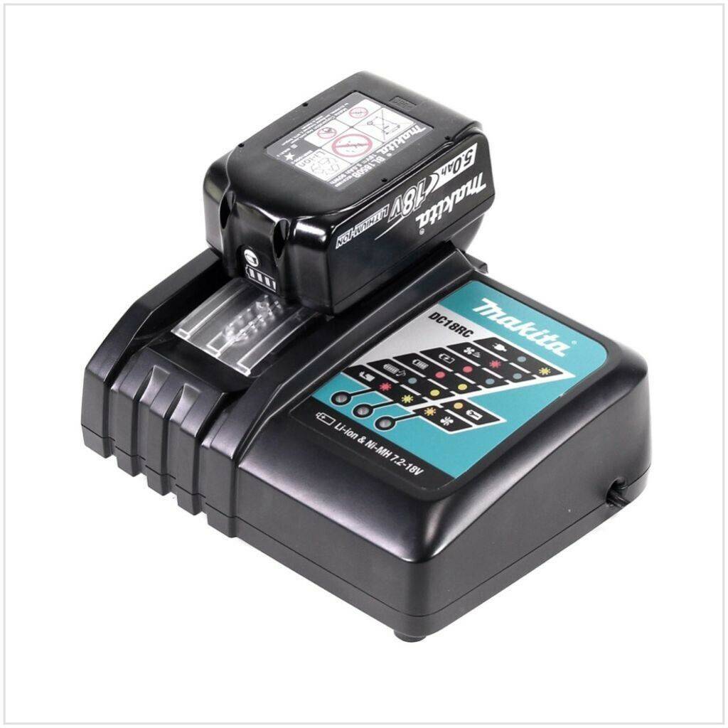 Batteries pour outillage électrique Makita BL1850BPower Source Kit (BL1850B + DC18RC)