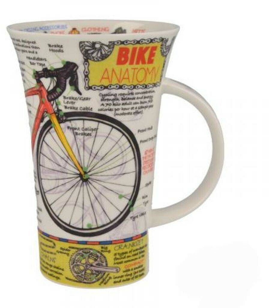 Dunoon Glencoe Cup 0,5 l Bike Anatomy Mugs & tasses