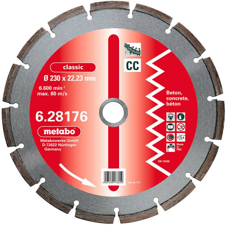 Metabo 628180000 Disques à tronçonner