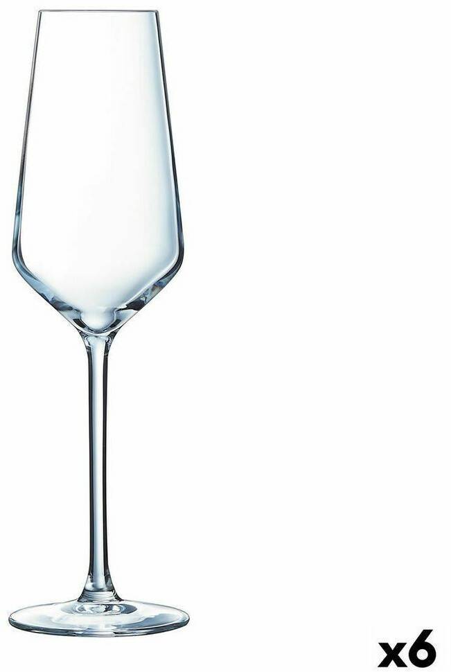 Verres à champagne Cristal d'Arques Ultime Flûte à Champagne 21 cl