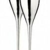 Edzard Set of 2 champagne flutes Dodo, elegant silver-plated, height 23 cm, capacity 200 ml Verres à champagne