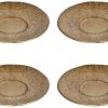 Leonardo MATERA ceramic saucer 15 cm beige for mug and cup set of 4 Mugs & tasses