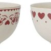 Saladiers Bloomingville Jolly bowl 2-pack Red